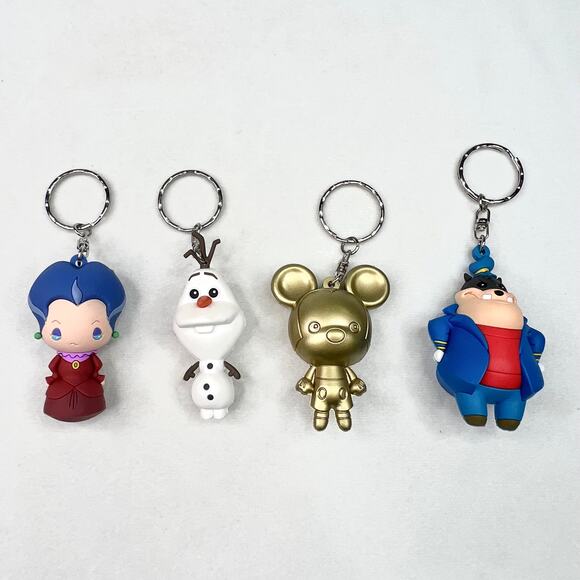 Lot of 4 Disney Figural Keychains - Picture 1 of 11
